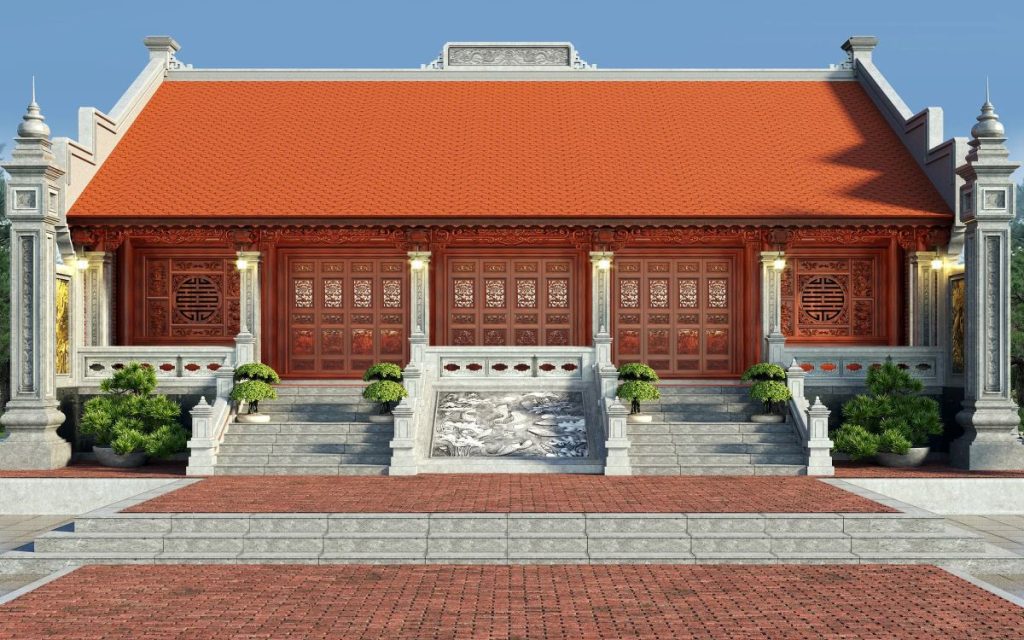 Nhà gỗ 3 gian 5 gian